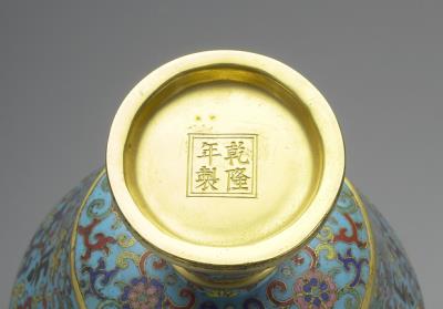 图片[3]-Cloisonne stem cup, Qing dynasty, Qianlong reign (1736-1795)-China Archive